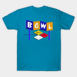 Bowling Sign, No Background T-Shirt